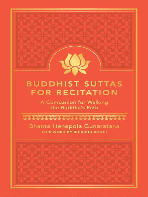 Cover of Buddhist Suttas for Recitation: a Companion for Walking the Buddha's Path